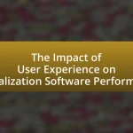 The Impact of User Experience on Virtualization Software Performance
